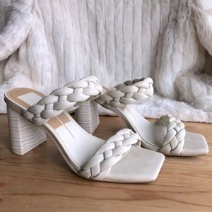 Dolce Vita Paily heels in Cream, size 7